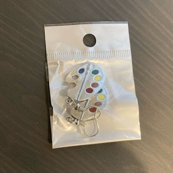 Paint Palette Earrings - Picture 3 of 5